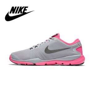 Original Women's NIKE Flex Supreme TR 4 819026 010 Wolf Grey/ Pink Blast Size UK 5.5 (SA 5.5)
