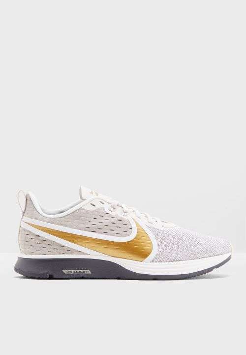 Original Women's Nike ZOOM STRIKE 2 (latest) String/ Metallic Gold AO1913 200 Size UK 6 (SA 6)