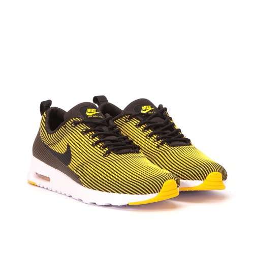 Original Women's NIKE AIR MAX THEA KJCRD Black/ Varsity Maize 718646 004 Size UK 5 (SA 5)