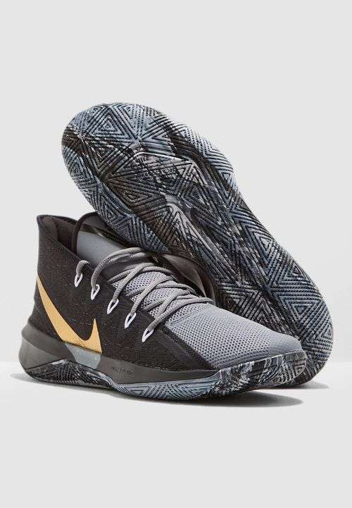 Original Mens Nike ZOOM EVIDENCE III (latest) AJ5904 006 Black/Metallic Gold Size UK 7/8/9/10