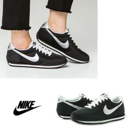 Original Womens Nike Oceania Textile Black/Metallic Silver 511880 091 Size UK 4 (SA 4)