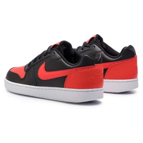 Original Mens NIKE EBERNON LOW Black/ Habanero Red AQ1775 004 Size UK 10 (SA 10)