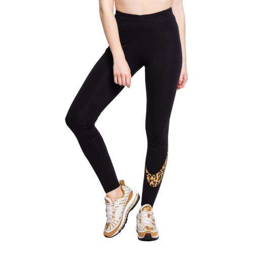 Original NIKE Womens ANIMAL LEGGINGS Tights AV6170 010 Leopard Print Size Medium