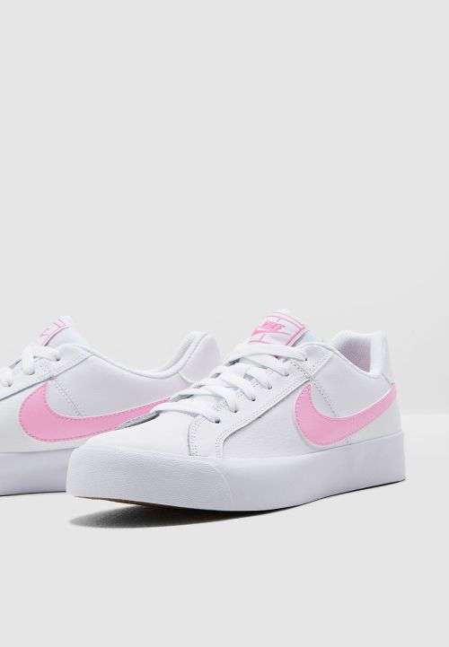 Original Women's NIKE Court Royale AC WHITE/ PSYCHIC PINK AO2810 105 Size UK 4/6 (SA 4/6)