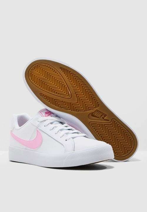 Original Women's NIKE Court Royale AC WHITE/ PSYCHIC PINK AO2810 105 Size UK 4/6 (SA 4/6)
