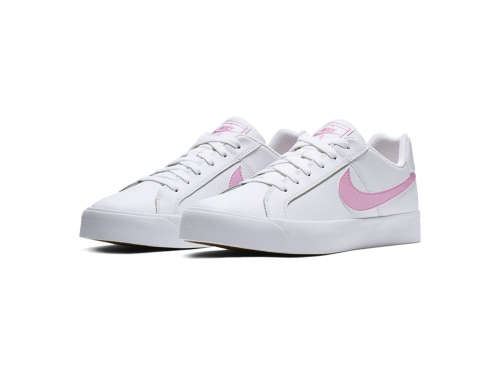 Original Women's NIKE Court Royale AC WHITE/ PSYCHIC PINK AO2810 105 Size UK 4/6 (SA 4/6)