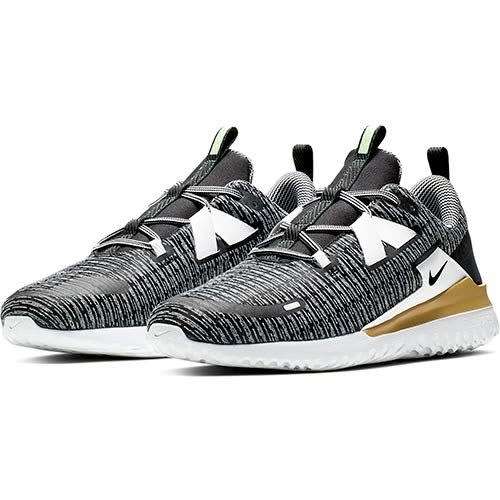 Original Mens Nike RENEW ARENA SE BQ9259 100 White/ Black/ Pure Platinum Size UK 8 (SA 8)