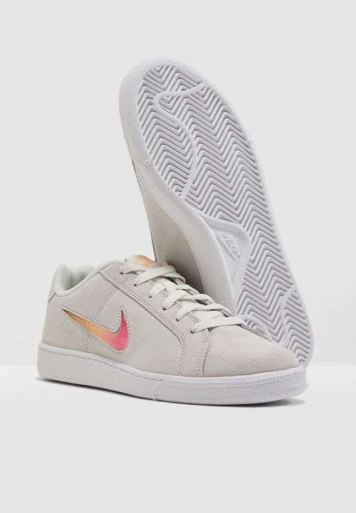 Original Women's NIKE Court Royale PREM (latest) SAIL/ LASER FUCHSIA AJ7731 100 Size UK 5 (SA 5)