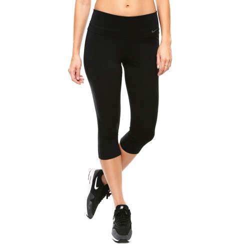 Original Womens NIKE Dri-FIT Training Capris Black 849994 010 Size Medium