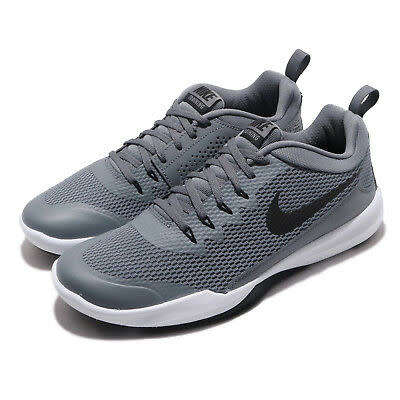 Original Mens Nike LEGEND TRAINER Cool Grey/ Black- White 924206 020 Size UK 8 (SA 8)