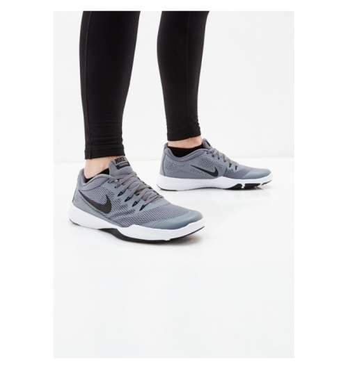 Original Mens Nike LEGEND TRAINER Cool Grey/ Black- White 924206 020 Size UK 8 (SA 8)