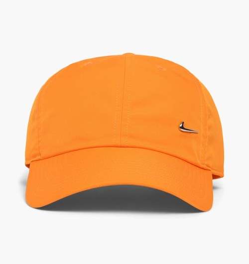 Original UNISEX Nike Adult Metal Swoosh H86 Adjustable CAP Orange Peel 943092 883 (1-Size fits all)