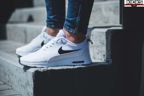 Original Women's NIKE AIR MAX THEA White/ Black 599409 103 Size UK 5.5 (SA 5.5)