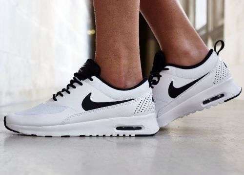 Original Women's NIKE AIR MAX THEA White/ Black 599409 103 Size UK 5.5 (SA 5.5)