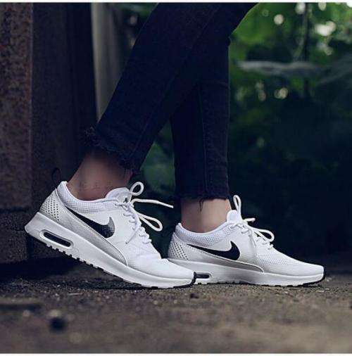 Original Women's NIKE AIR MAX THEA White/ Black 599409 103 Size UK 5.5 (SA 5.5)