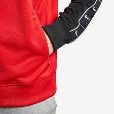 Original Mens Nike Sportswear HBR Park Statement Jacket University Red AR3139 657 Size Extra Large