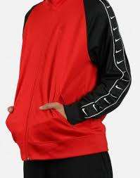 Original Mens Nike Sportswear HBR Park Statement Jacket University Red AR3139 657 Size Extra Large