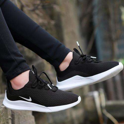 Original Womens NIKE Viale AA2185 003 (LATEST) BLACK/ WHITE Size UK 5 (SA 5)
