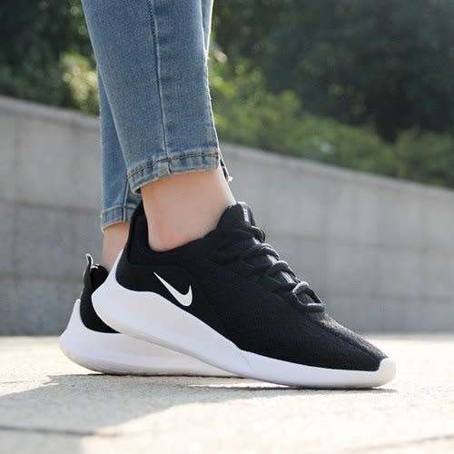 Original Womens NIKE Viale AA2185 003 (LATEST) BLACK/ WHITE Size UK 5 (SA 5)