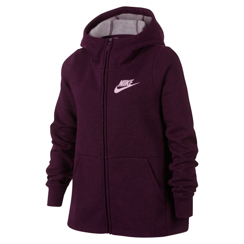 Original NIKE Girls Nike Full Zip Warm Hoodie 939459 609 Size XL
