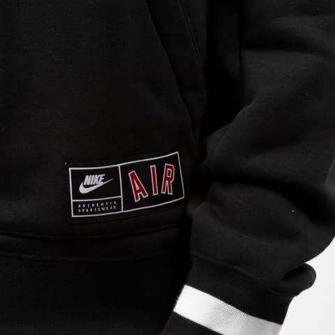 Original Mens Nike AIR HOODIE Full Zip Fleece Black AR1815 010 Size Extra Large