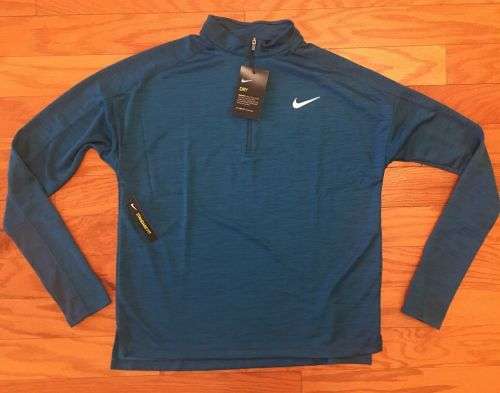 Original Women's Nike Dri-Fit Women Half Zip Running Element TOP 928613 474 Size Medium