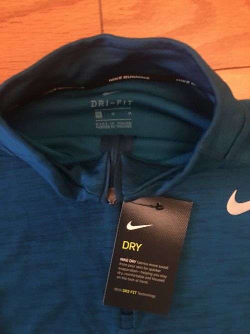 Original Women's Nike Dri-Fit Women Half Zip Running Element TOP 928613 474 Size Medium