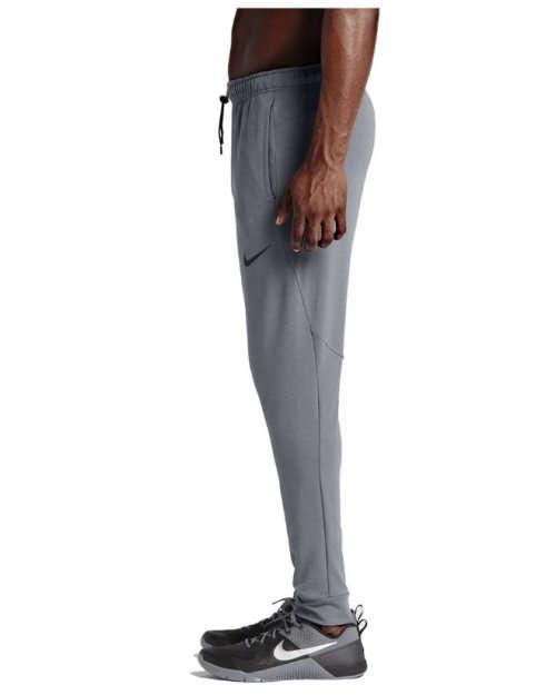 Original NIKE MEN'S DRI-FIT LIGHTWEIGHT TRAINING CUFFED PANTS COOL GREY 933439 066 Size Extra Large