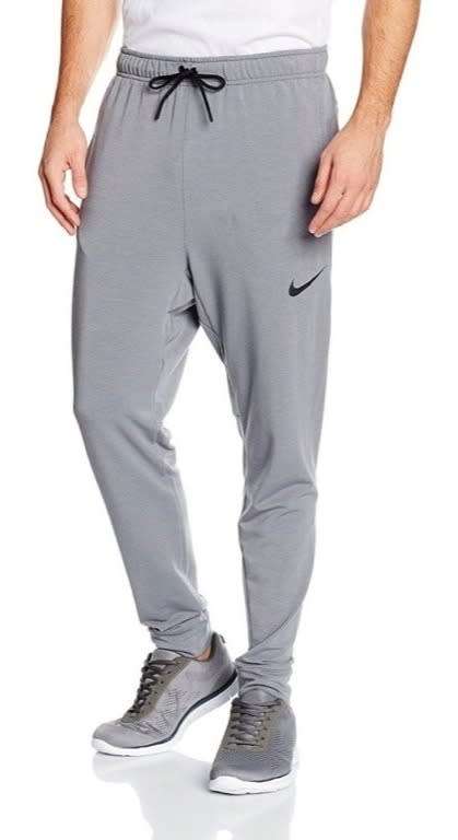 Original NIKE MEN'S DRI-FIT LIGHTWEIGHT TRAINING CUFFED PANTS COOL GREY 933439 066 Size Extra Large