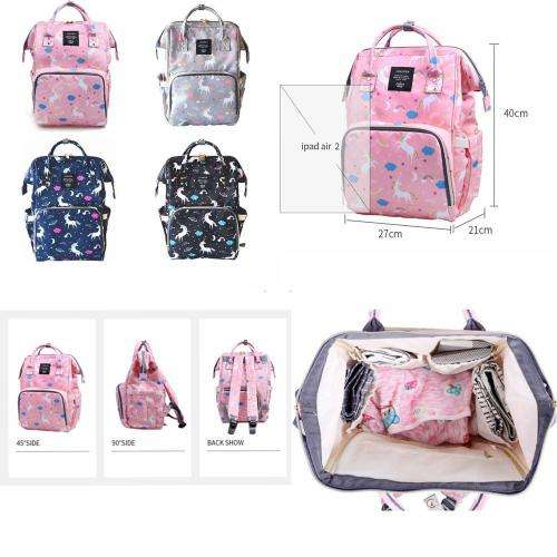 Diaper Mummy Bag Multi-Function Unicorn Design Travel Backpack Nappy Bags Baby Care