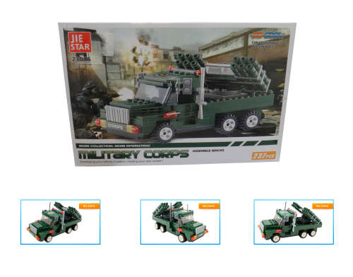 Jie Star 237pcs Self Assemble Military Corps Toy