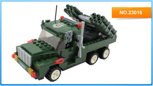 Jie Star 237pcs Self Assemble Military Corps Toy