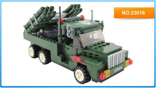 Jie Star 237pcs Self Assemble Military Corps Toy