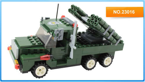 Jie Star 237pcs Self Assemble Military Corps Toy
