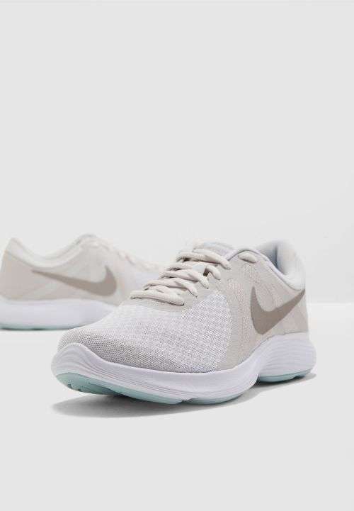 Original Women's NIKE Revolution 4 (latest) AJ3491 017 Platinum Size UK 5.5 (SA 5.5)