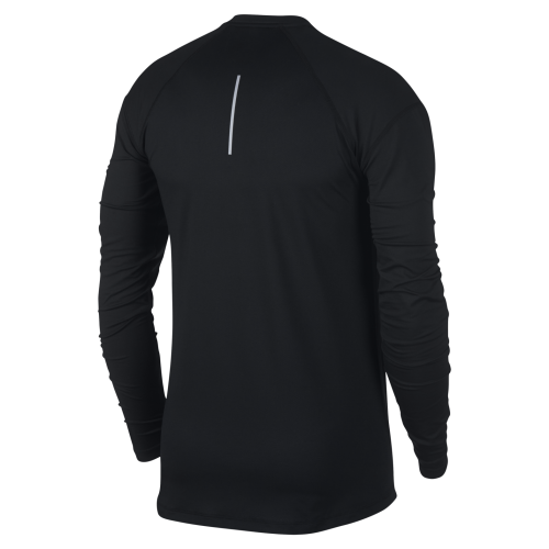 Original Mens NIKE Dri-Fit Element Running Crew Neck Sweat Black 910034 010 Size Large