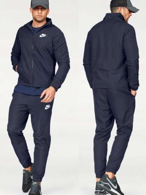 Original Nike MENS WOVEN TRACKSUIT Navy Blue 861778 451 Size Large