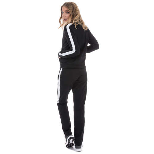 Original Women NIKE 2 Piece SPORTSWEAR TRACK SUIT BLACK 830345 010 Size Large