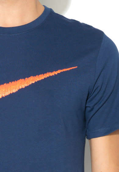 Original Mens Nike NSW TEE HANGTAG SWOOSH Blue 707456 429 Size Medium