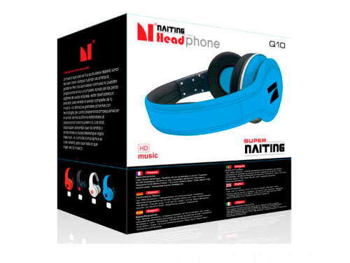 SUPER NAITING Q10 MEGA BASS HEADPHONES FOR IPHONE OR ANDROID OR ANY 3.5MM