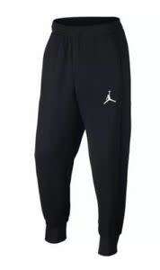Original Men's Nike Air Jordan Jumpman Retro Flight Pants Joggers Black AA5591 010 Size XL