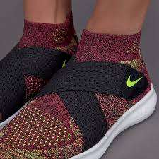 Original Women's Nike FREE RN MOTION FK Black/Volt 880846 004 Size UK 4.5 (SA 4.5)