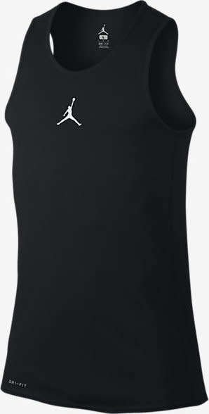 Original Mens Jordan Rise Basketball Tank Black 861494 010 Size Large
