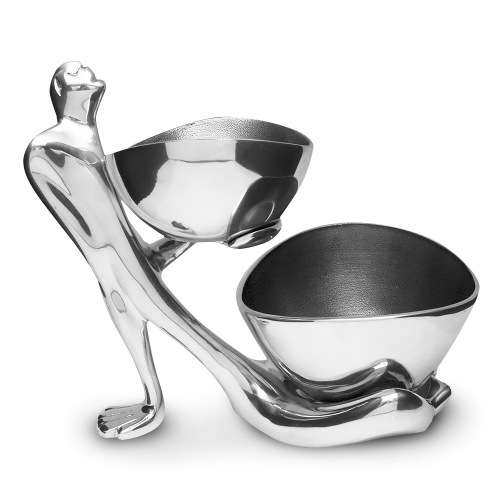 CaRRol BoYeS "Laid Back" Chip and Dip Serving Stand - Preowned