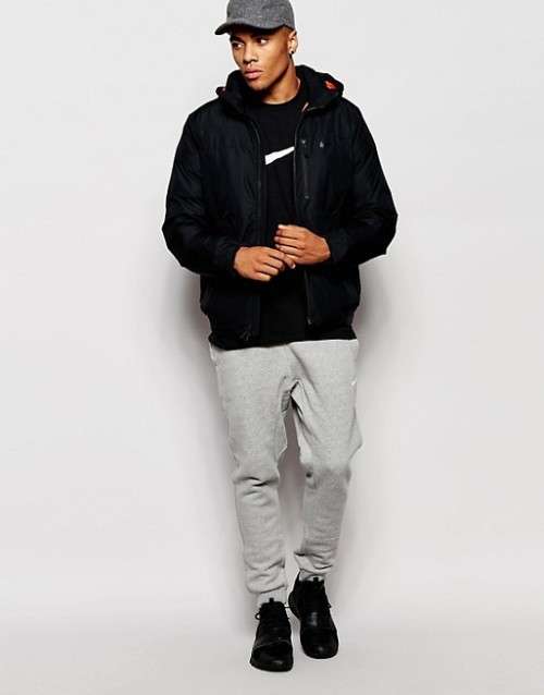 Original NIKE Mens Club Cuffed Joggers Grey 813268 063 Size Extra Large