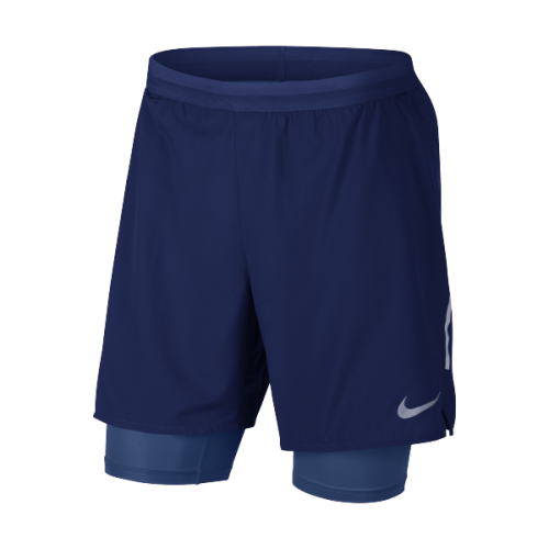 Original Mens Nike 7 inch Distance Short 2 in 1 Blue 892905 478 Size XXL