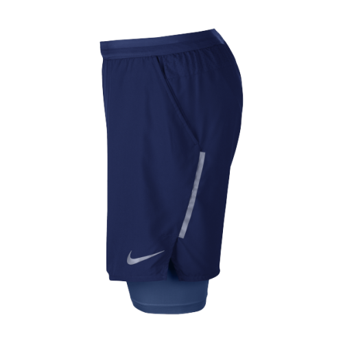 Original Mens Nike 7 inch Distance Short 2 in 1 Blue 892905 478 Size XXL