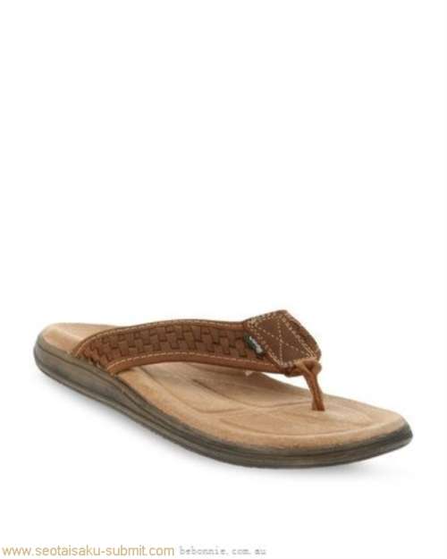 Original Mens Jeep Antonio Finding Slip-On Sandal Tan - Men Slip On Size UK 8 (SA 8)