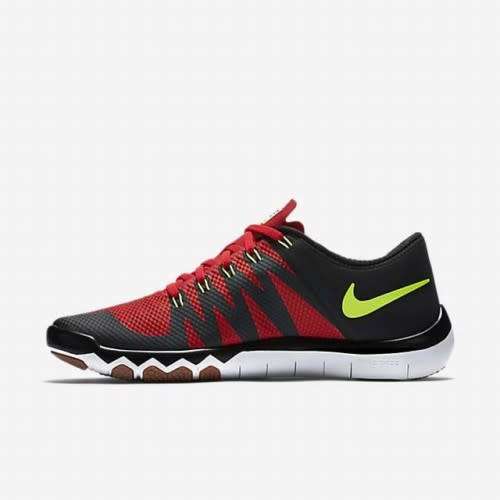 Original Mens Nike Nike Free Trainer 5.0 V6 University Red/ Black 719922 670 Size UK 11 (SA 11)