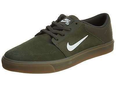 Original Mens Nike SB Portmore 725027 312 Cargo Khaki / Sail Size UK 9 (SA 9)